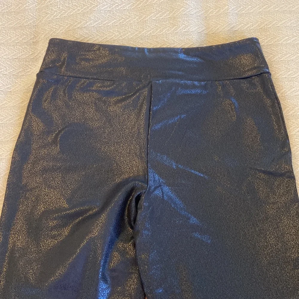 NWOT 14 Girls Colorful Planet Teen faux leather leggings jeans 14